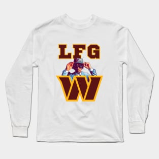 Washington Commanders Jayden Daniels LFG Long Sleeve T-Shirt